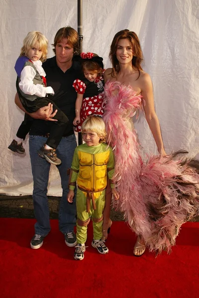 Cindy Crawford, Rande Garber and family — Stock Photo, Image