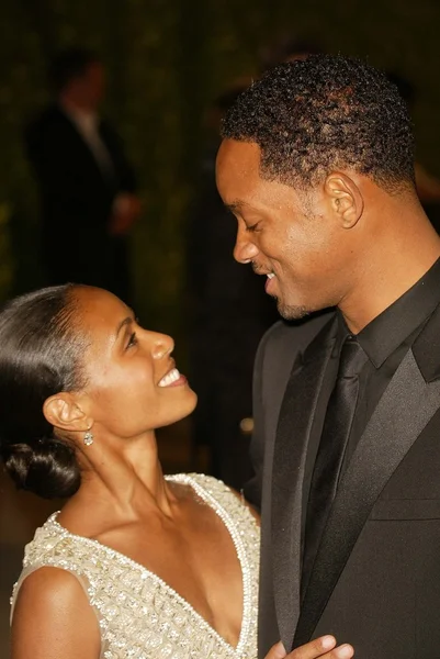 Jada Pinkett-Smith og Will Smith. – stockfoto