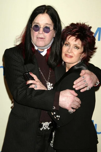 Ozzy och sharon osbourne — Stockfoto