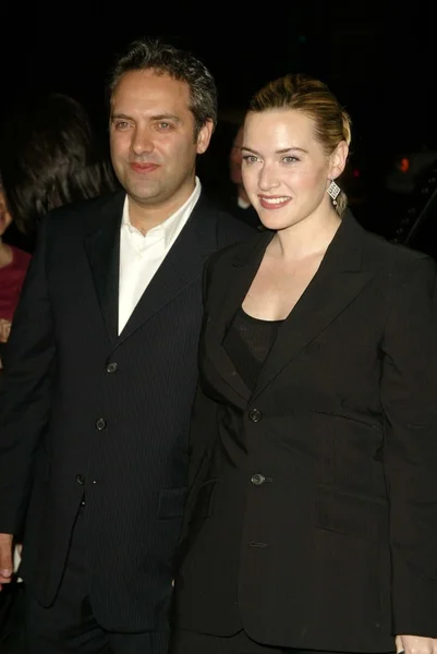 Sam mendes och kate winslet — Stockfoto