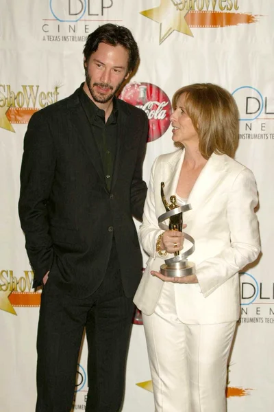 Keanu Reeves and Nancy Meyers — Stock Photo, Image