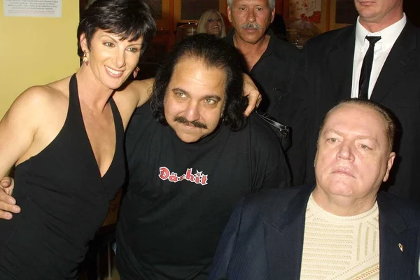 Sharon Mitchell, Ron Jeremy and Larry Flynt — Stock Photo, Image