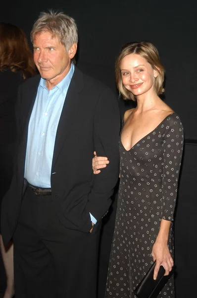 Harrison Ford and Calista Flockhart — Stock Photo, Image