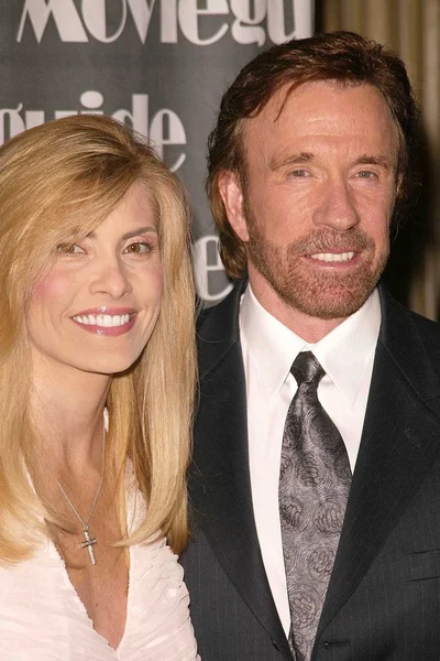 Chuck Norris e sua esposa Gena — Fotografia de Stock