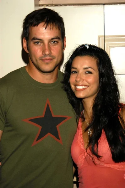 Tyler christopher och eva longoria — Stockfoto