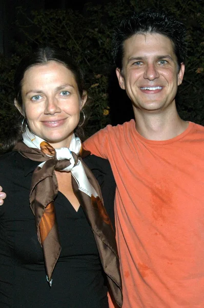 Justine bateman ve john lehr — Stok fotoğraf