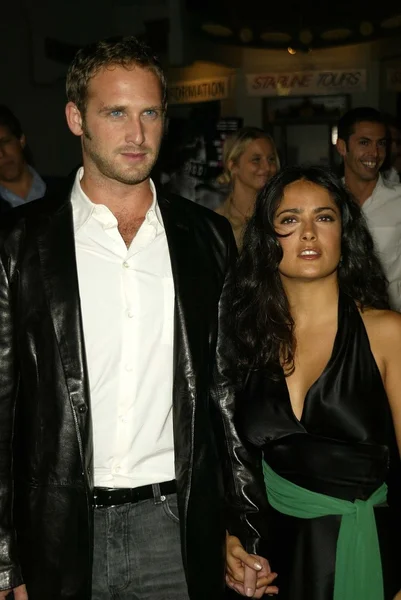 Josh lucas och salma hayek — Stockfoto