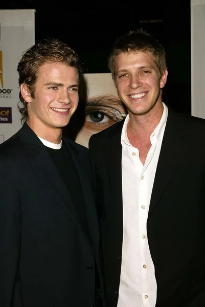 Hayden christensen y hermano tove christensen — Stockfoto