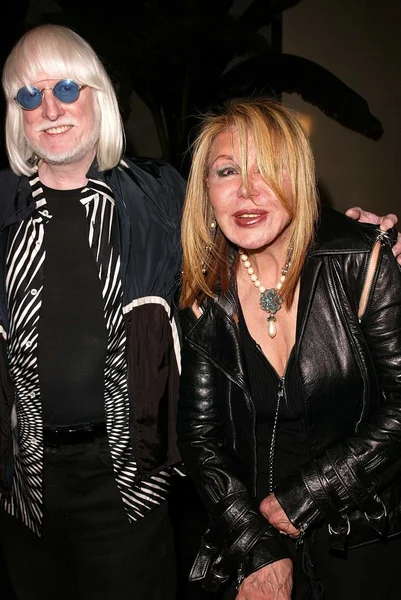 Edgar Winter and wife Monique — Stock Photo, Image