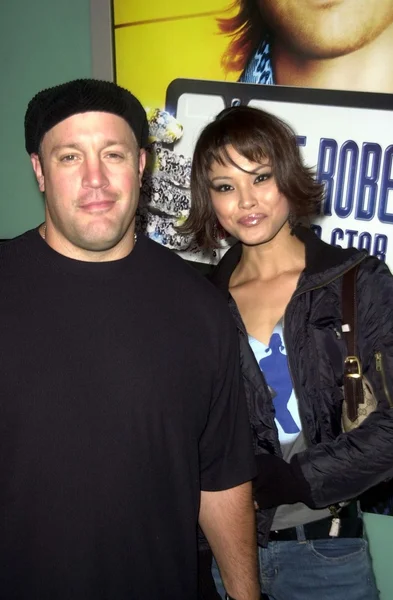 Kevin James and date — Stock Photo, Image