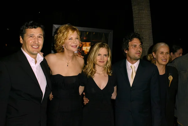 Mark Ruffalo, Meg Ryan, Jennifer Jason Leigh e Jane Campion — Foto Stock