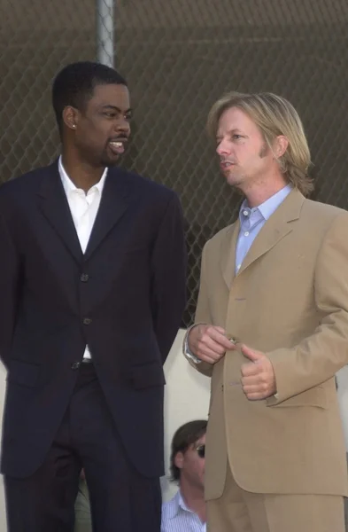 David spade och chris rock — Stockfoto