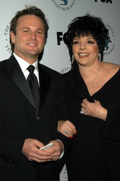 Liza minnelli i sam harris — Zdjęcie stockowe