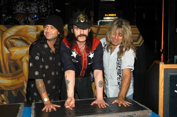 Philip Campbell, Lemmy Kilmister et Mikkey Dee de Motorhead — Photo
