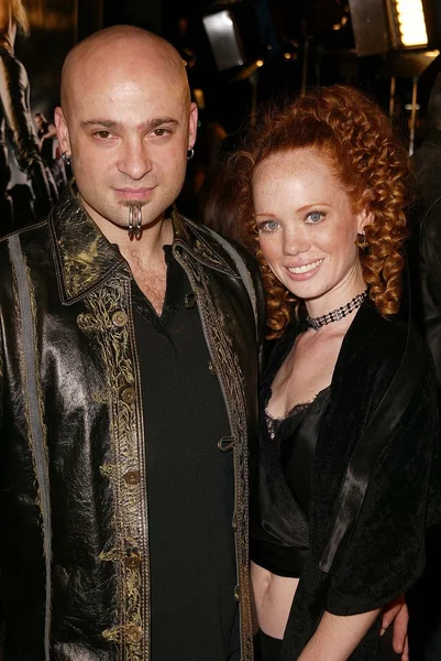 David Draiman e data Heather — Fotografia de Stock