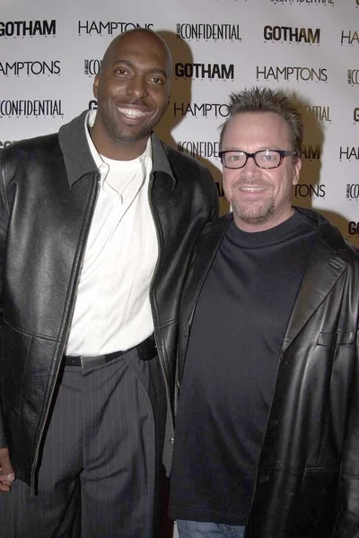 John salley ve tom arnold — Stok fotoğraf