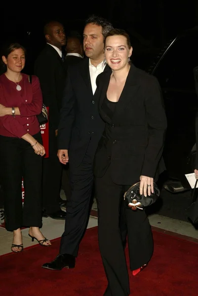 Sam Mendes e Kate Winslet — Fotografia de Stock