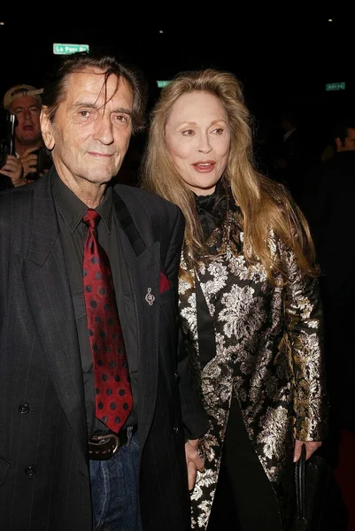 Harry Dean Stanton and Faye Dunaway — Stock Photo, Image