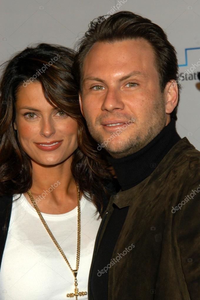 Christian Slater and wife Ryan Haddon Stock Editorial Photo © s