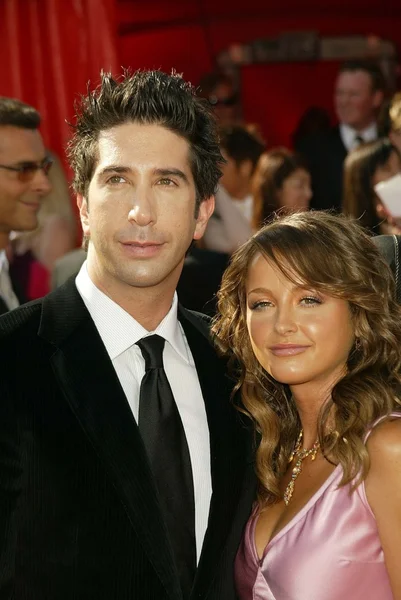 David Schwimmer and date — Stock Photo, Image