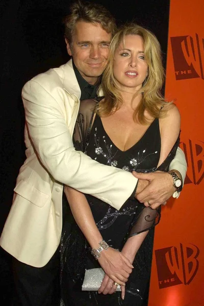 John Schneider e moglie Elly — Foto Stock