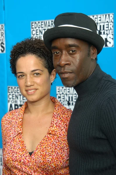 Don cheadle och Lages coulter — Stockfoto