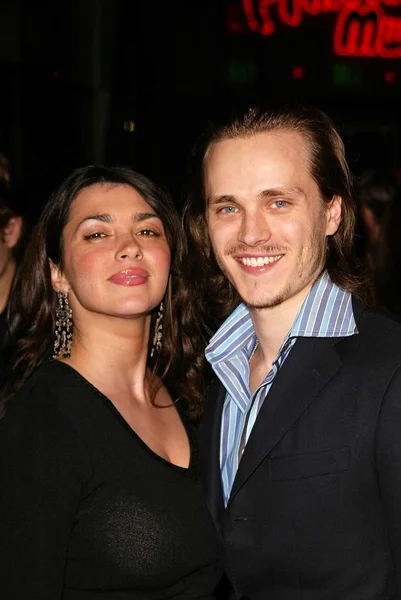 Jonathan Jackson e sua esposa Lisa — Fotografia de Stock