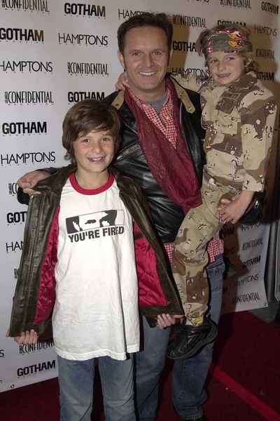 Mark Burnett ve oğulları — Stok fotoğraf