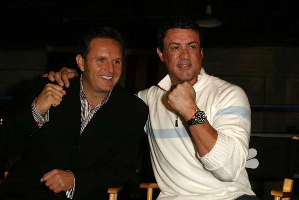 Mark Burnett e Sylvester Stallone — Foto Stock