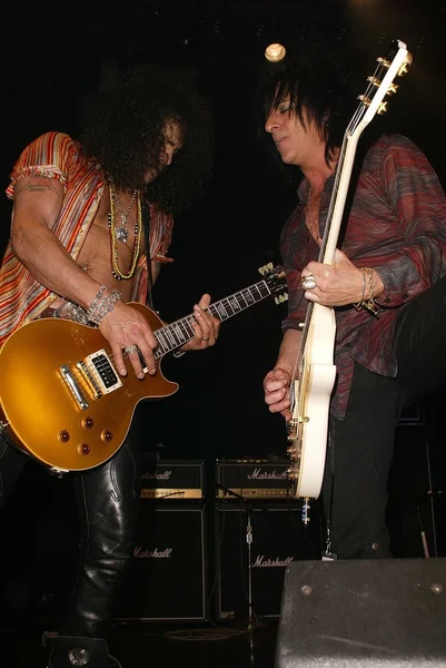 Slash and Steve Stevens — Stock Photo, Image