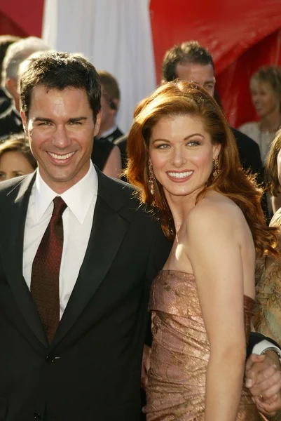 Eric McCormack and Debra Messing — Stock Photo, Image