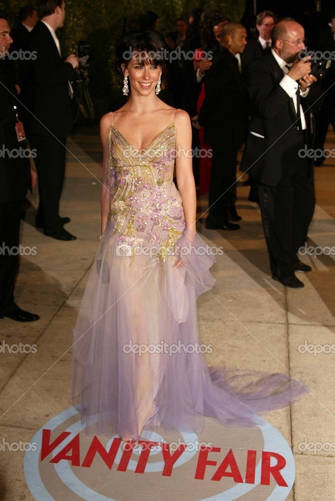 Sofia Vergara Green Evening Dress Oscar Awards 2008 After Party