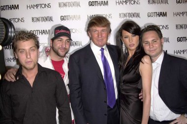 Lance bass, joey fatone, donald trump, melania knauss ve jason binn