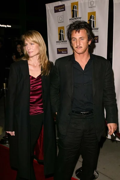 Robin Wright Penn y Sean Penn — Foto de Stock