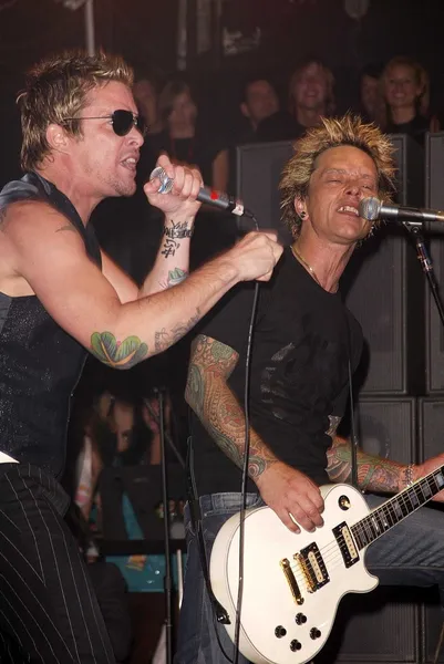 Mark mcgrath en billy morrison — Stockfoto