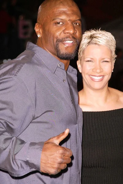 Terry crews en vrouw rebecca — Stockfoto