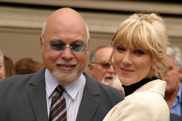 Celine dion en rene angelil — Stockfoto