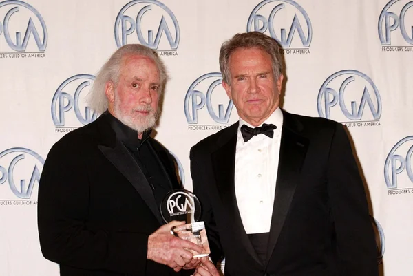 Robert towne och warren beatty — Stockfoto