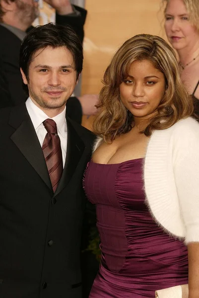 Freddy Rodriguez e esposa — Fotografia de Stock