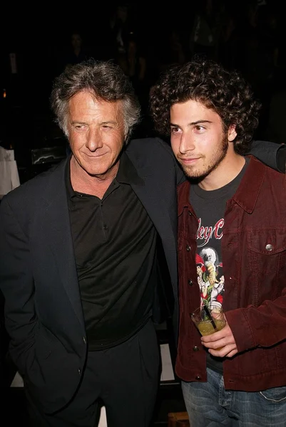 Dustin Hoffman and son Jacob — Stock Photo, Image