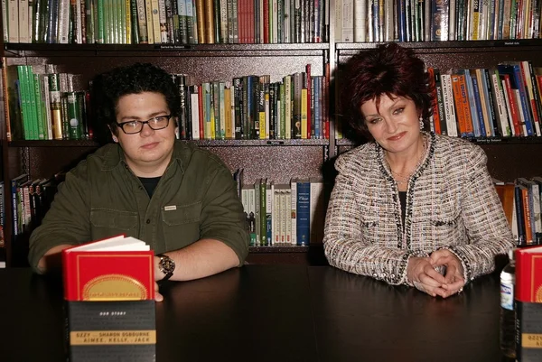 Jack Osbourne and Sharon Osbourne — Stock Photo, Image