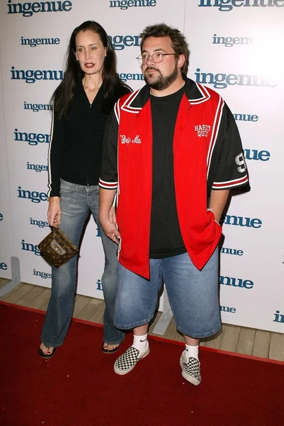 Kevin Smith e esposa — Fotografia de Stock