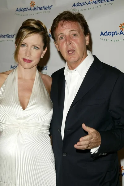 Heather Mills McCartney and Paul McCartney — Stock Photo, Image