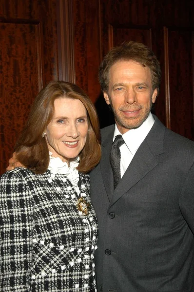 Jerry Bruckheimer with wife Linda — Stock Photo, Image