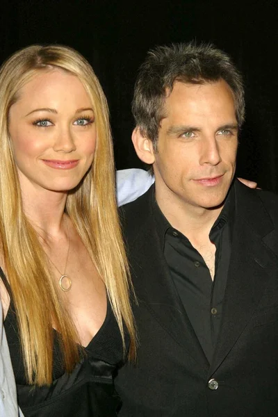 Christine Taylor e Ben Stiller — Fotografia de Stock