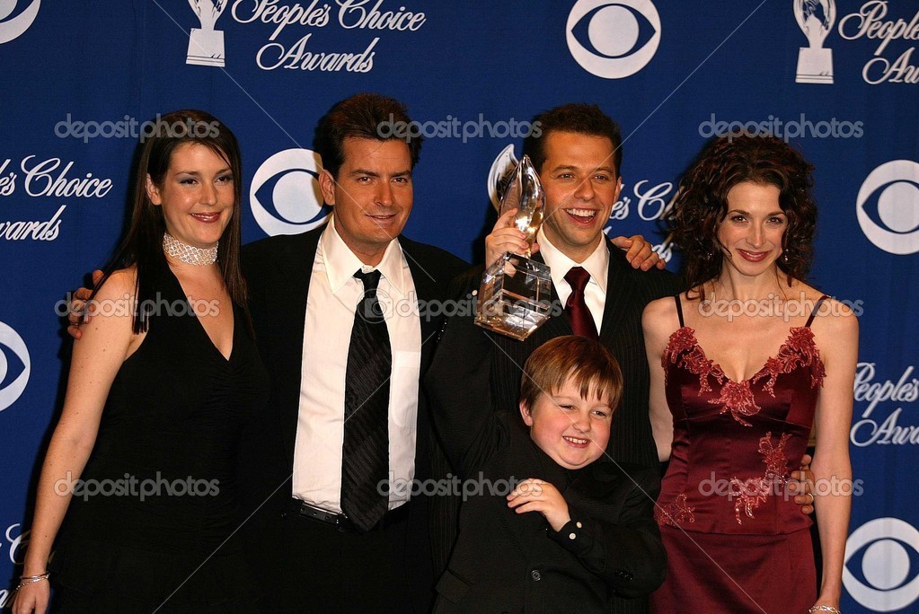 Cast Of Two And A Half Men Stock Editorial Photo
