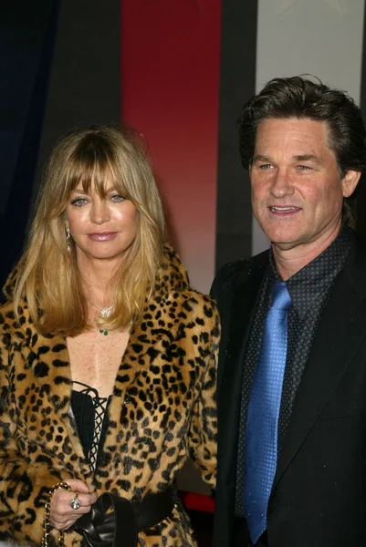 Goldie hawn en kurt russell — Stockfoto