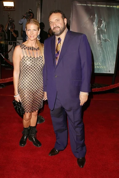 Joel Silver y su esposa — Foto de Stock