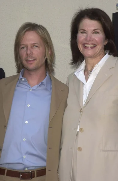 David Spade and Sherry Lansing — Stock Photo, Image