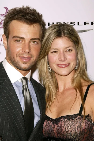 Joey Lawrence et sa femme Michelle — Photo
